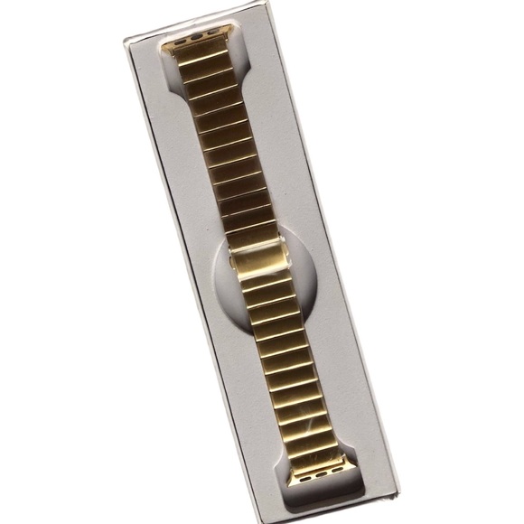 NEW GOLD Stainless Steel Metal Band Apple Watch 38/40/41mm Adjustable - Picture 7 of 15